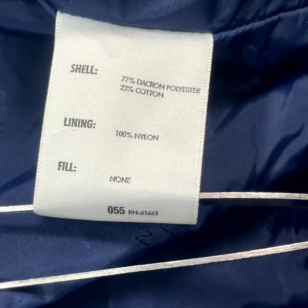 VTG The North Face Windbreaker Jacket Mens Medium‎ Blue Made in USA Waterproof